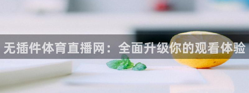 无插件体育直播网：全面升级你的观看体验